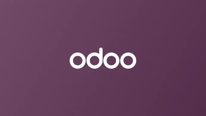 odoo written on purple background